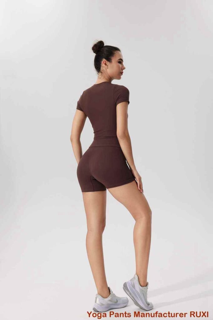 شورت جري عالي الخصر RUXI ar2967