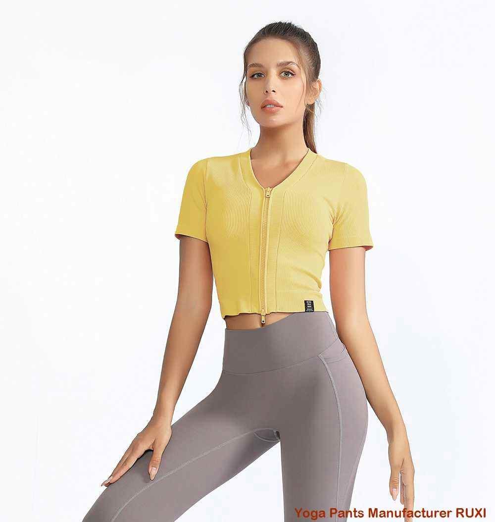 بنطال ضيق وردي مع جيوب RUXI ar450