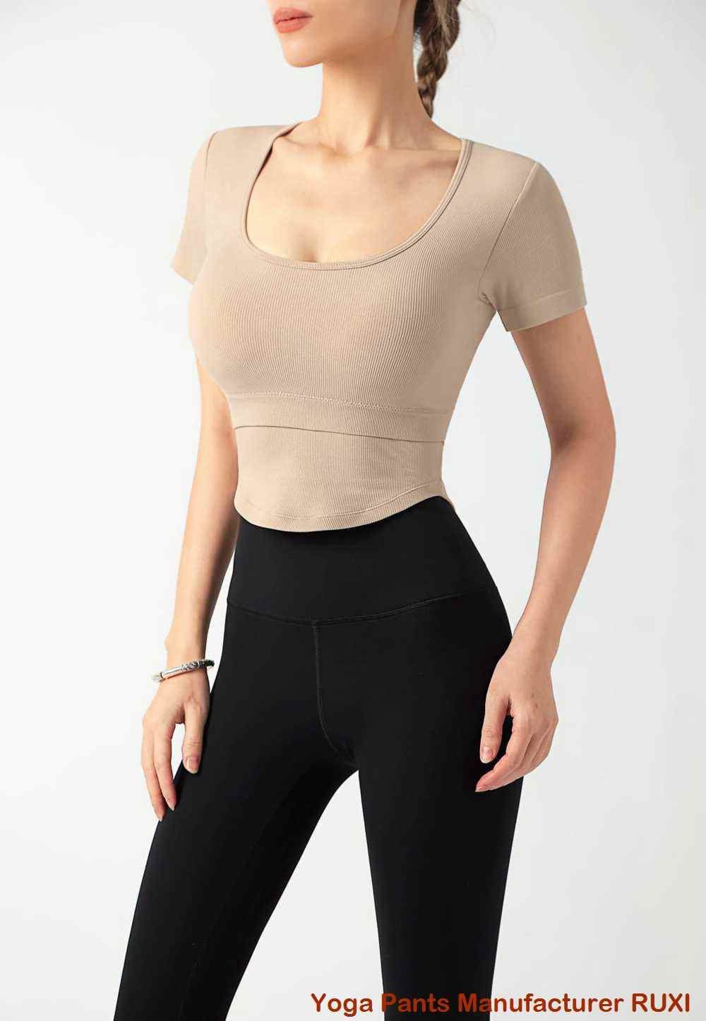 بنطال ضيق مع مؤخرة مكشكشه RUXI