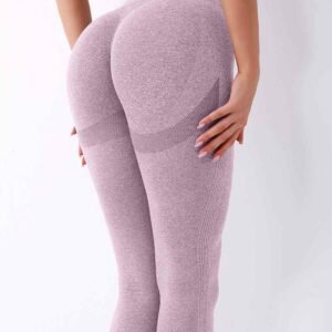 بنطلون يوغا مع جيوب خلفية RUXI