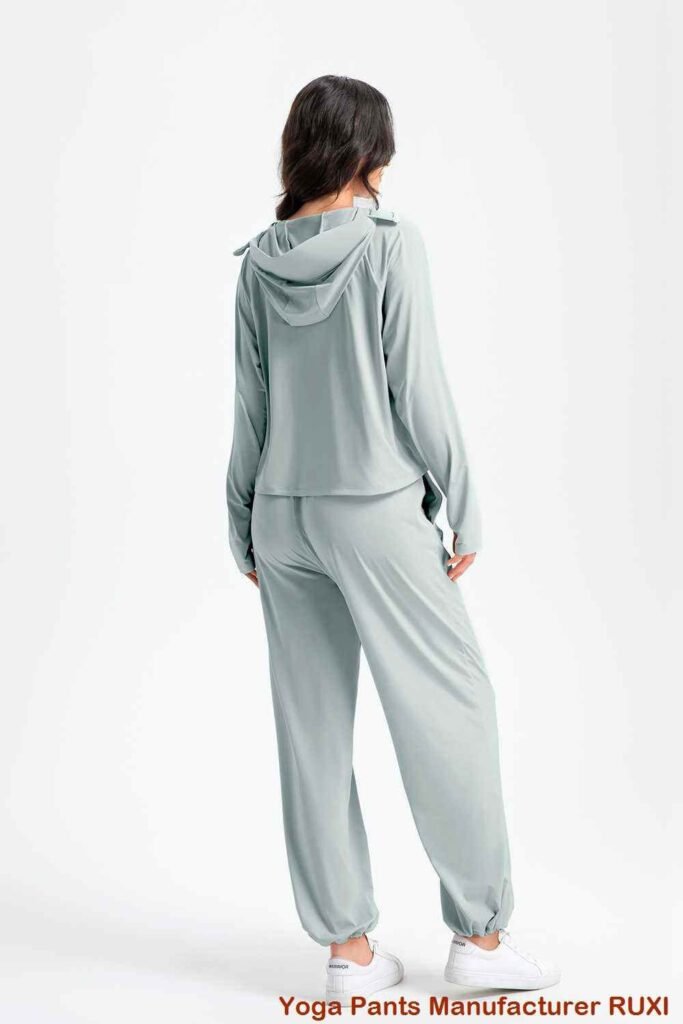 بنطلون يوغا أسود RUXI ar204