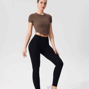 شورت جري رجالي مع جيوب بسحاب RUXI