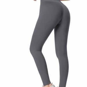 بنطال يوغا واسع باللون الوردي